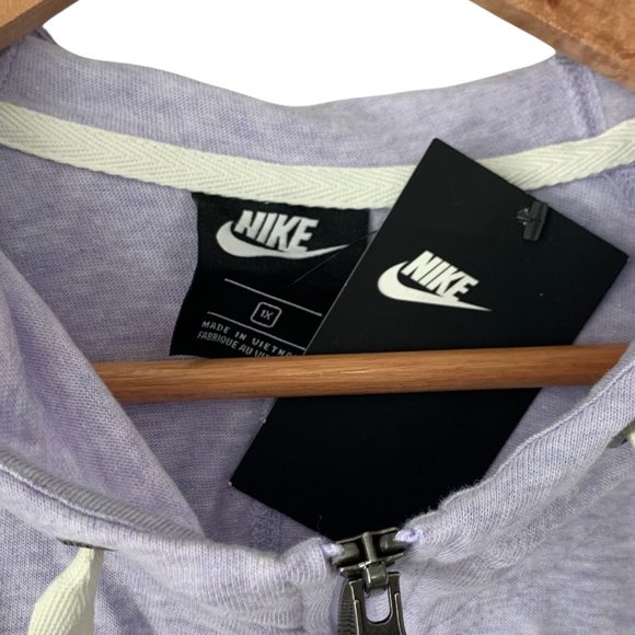 Nike Sportswear Plus Size Women's Full-Zip Drawstring Hoodie  with pockets 1X - Picture 5 of 9